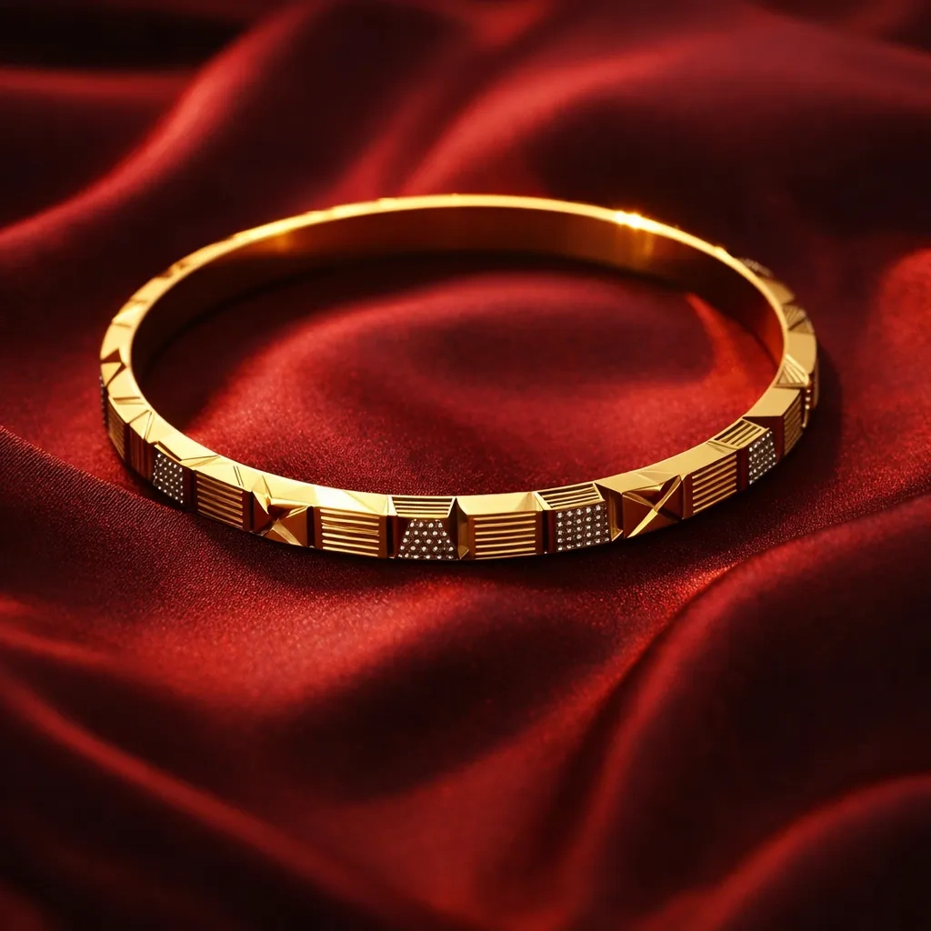 Ornate Gold Bangle