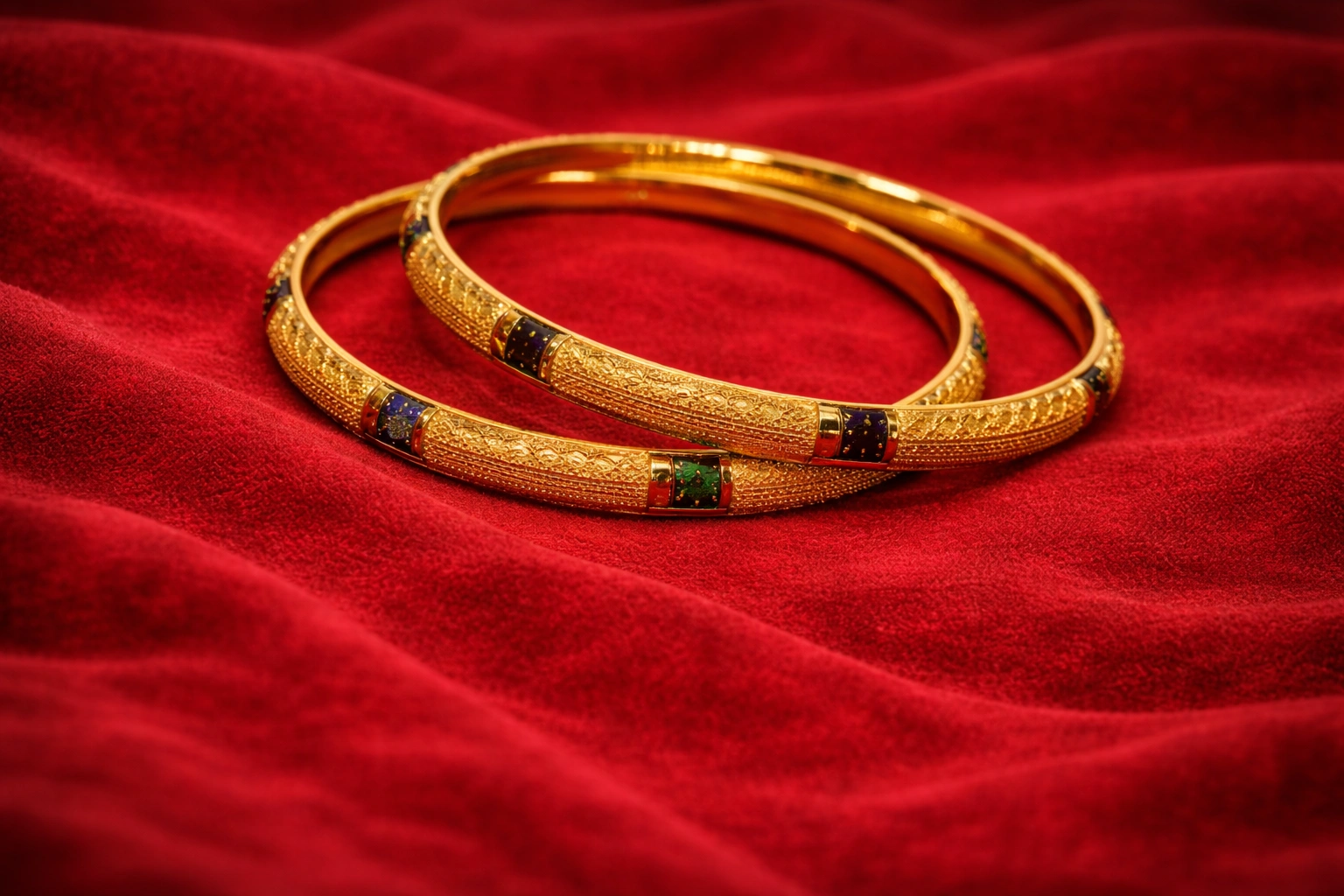 Ornate Gold Bangle