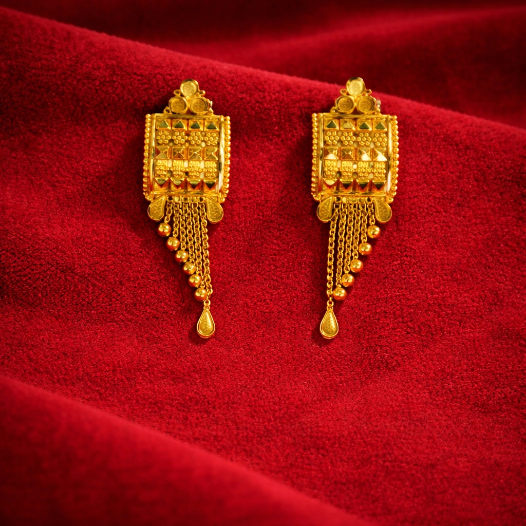 Ornate Gold Earrings